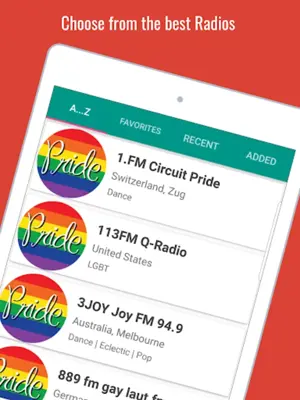 LGBT Radio 🏳️‍🌈 📻 - Talk Ne android App screenshot 1