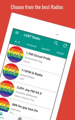 LGBT Radio 🏳️‍🌈 📻 - Talk Ne android App screenshot 4